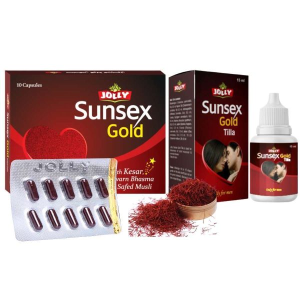 Jolly Sunsex Gold Capsules & Oil